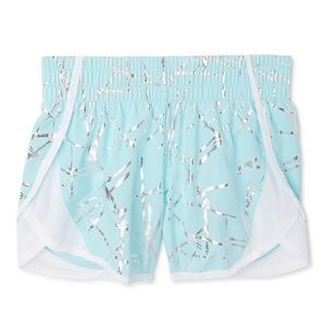 ⛳️ Athletic Works • Kids Teal and Silver Shorts